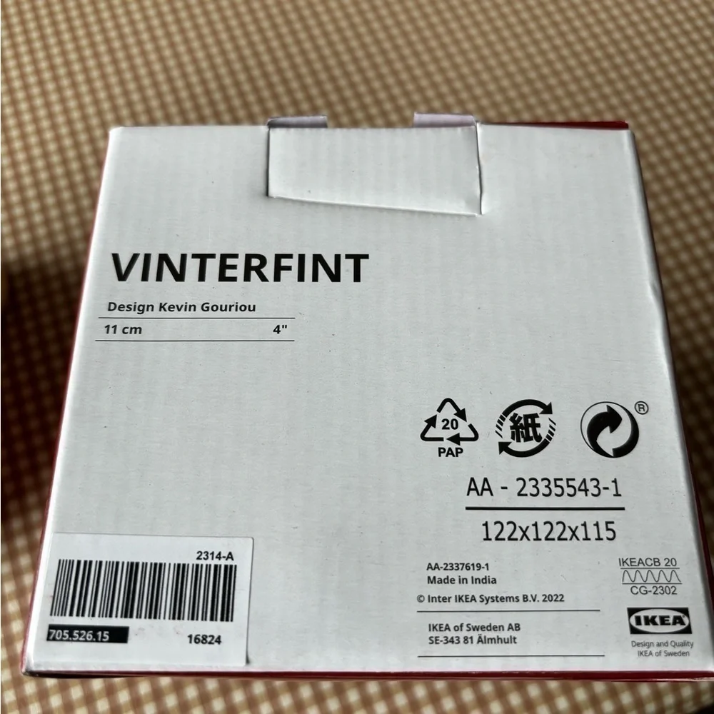 IKEA VINTERFINT wooden candle holder. NEW‎